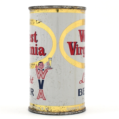 West Virginia Beer Flat Top 145-4 VANITY TAX LID SCARCE