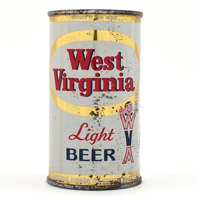 West Virginia Beer Flat Top 145-4 VANITY TAX LID SCARCE