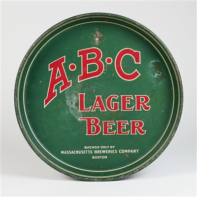 ABC Lager Beer Massachusetts Breweries Boston Pre-proh Tray
