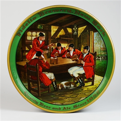 Fidelio Brewery New York Quality Beer Ale Since 1852 Tray