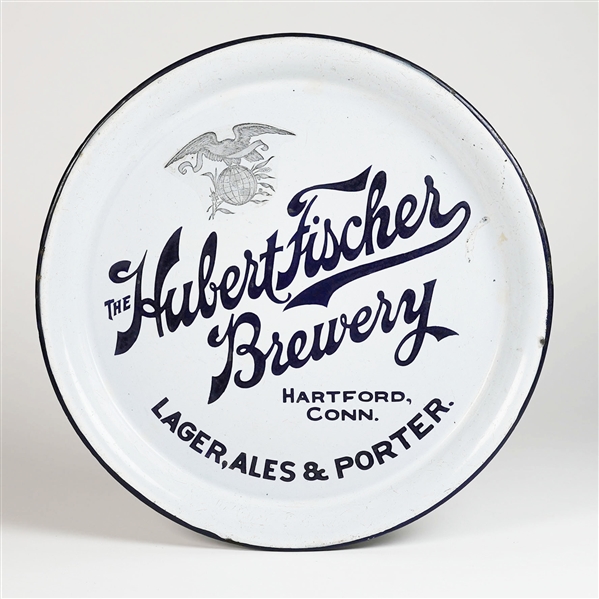 Hubert Fischer Lager Ales Porter Hartford Preproh Porcelain Tray