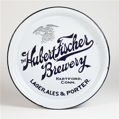 Hubert Fischer Lager Ales Porter Hartford Preproh Porcelain Tray