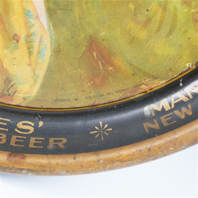 True W Jones Granite State Climax Ales Lager Beer Pre-proh Tray RARE