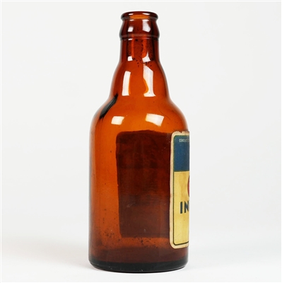 Crown India Pale Ale Steinie Bottle HOLLEN WARWICK RI SCARCE