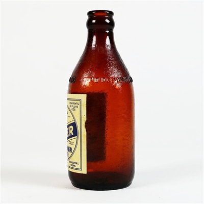 Pioneer Pilsner Stubbie Bottle Horse Drawn Carriage BRIDGEPORT CT