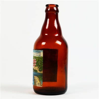 Effinger Devils Lake Dells Region Steinie Bottle BARABOO WISCONSIN