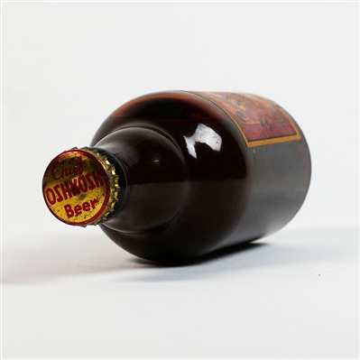 Chief Oshkosh Lager Steinie Beer Bottle