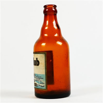 Lake Club Lager Beer Steinie Bottle GERMANTOWN WI