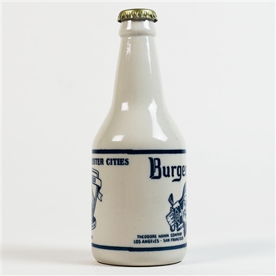 Burgermeister Burgie Beer Ceramic Bottle HAMM