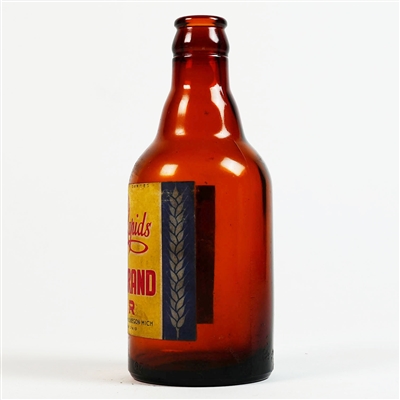 Grand Rapids Export Brand Beer Steinie ACL Bottle MICHIGAN