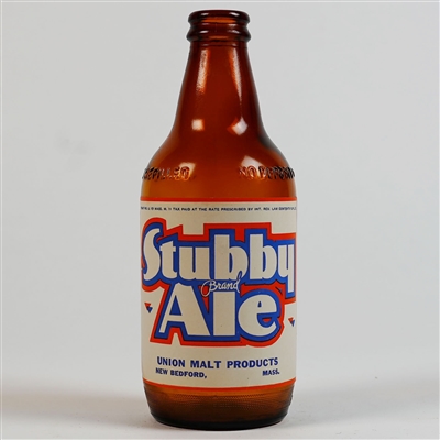 Stubby Brand Ale Union Malt Product Bottle EXCELLENT