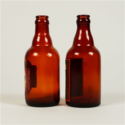 Ruppert Knickerbocker Beer Steinie Bottles