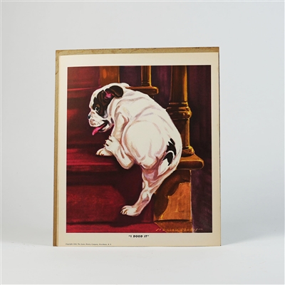 Hanley Morgan Dennis Artwork Puppy Bulldog Set of Prints