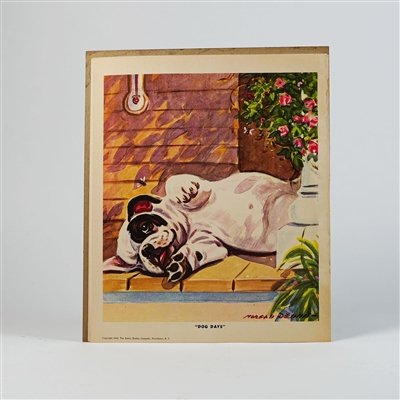 Hanley Morgan Dennis Artwork Puppy Bulldog Set of Prints