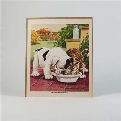 Hanley Morgan Dennis Artwork Puppy Bulldog Set of Prints