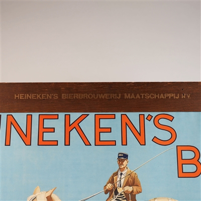 Heinekens Bier Het Meest Getapt Amsterdam Litho
