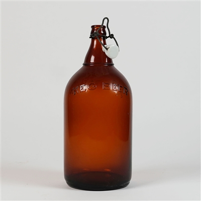 Edelbrau Keg Beer Six Half Gallon Bottles Crate MINTY