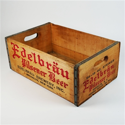 Edelbrau Pilsener Steinie Bottles Beer Crate EXCEPTIONAL