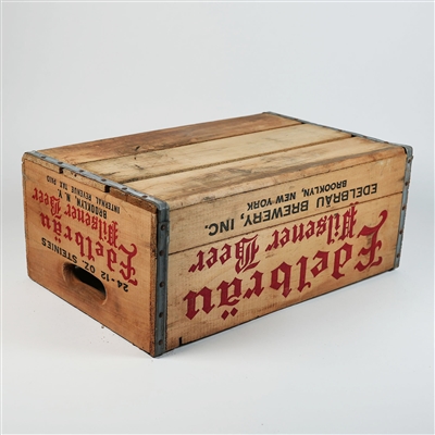 Edelbrau Pilsener Steinie Bottles Beer Crate EXCEPTIONAL