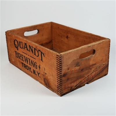Quandt Brewing Troy Beer Bottle Crate EXCEPTIONAL
