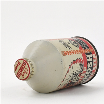 Chief Oshkosh Beer ACTUAL 192-26 -UNIQUE WHITE CROWNTAINER GRAIL-