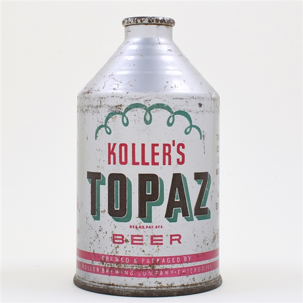 Kollers Topaz Beer Crowntainer DNCMT 4 PERCENT IRTP 196-17