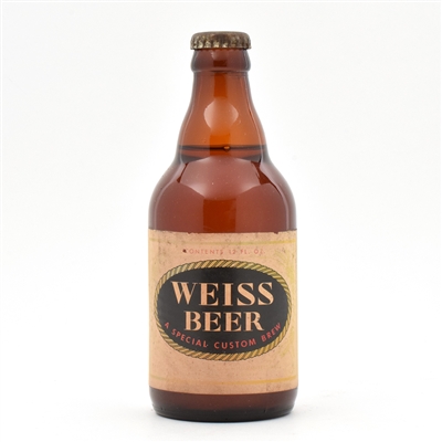 Weiss Beer 1950s Steinie Bottle FULL
