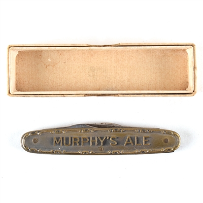 Star Ale-Lager Murphys Ale 1930s Pocket Knife ORIGINAL PACKAGING