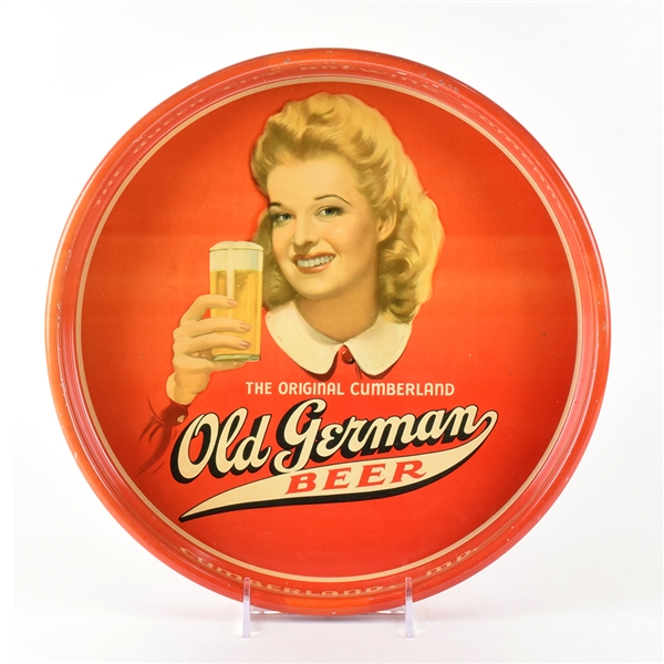 Old German Beer 1940s Serving Tray