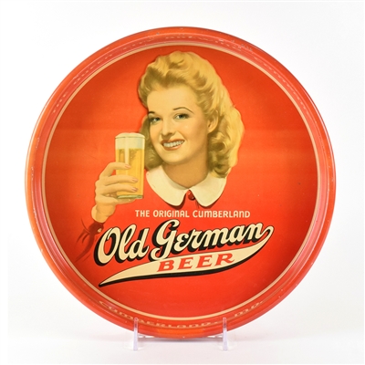 Old German Beer 1940s Serving Tray