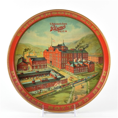 Robinsons Sons Pre-Prohibition Factory Scene Serving Tray