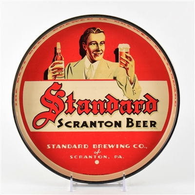 Standard Scranton Beer 1930s Serving Tray