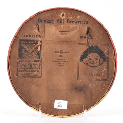Van Nostrand PB Ale Pre-Prohibition Celluloid Button Sign SCARCE