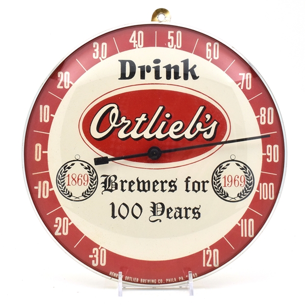 Ortliebs Beer 1960s Thermometer