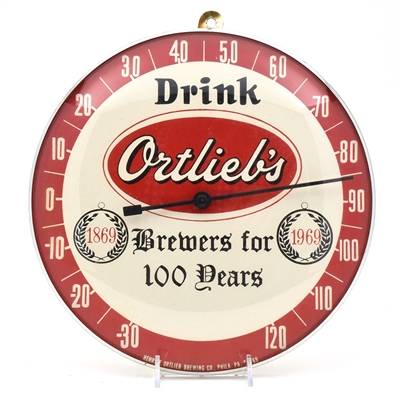 Ortliebs Beer 1960s Thermometer