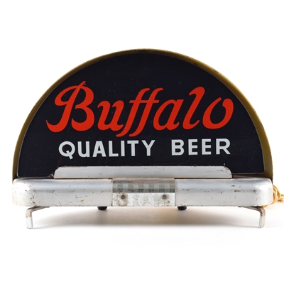 Buffalo Quality Beer 1940s Price Bros Taxi Dome Lamp RARE