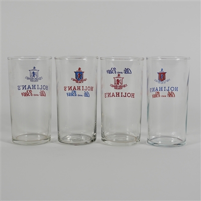 Holihan's Ale Beer Set 4 Different ACL Glasses
