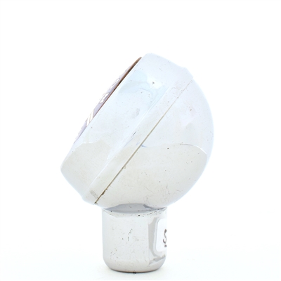 Lebanon Valley 1940s Enameled Chrome Ball Tap Knob