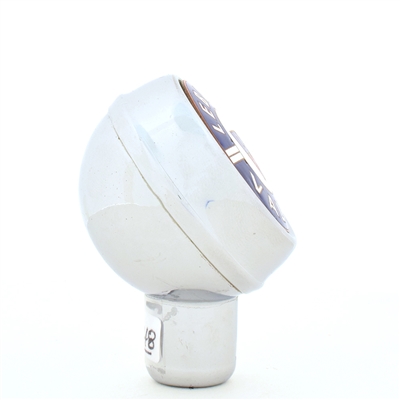 Lebanon Valley 1940s Enameled Chrome Ball Tap Knob
