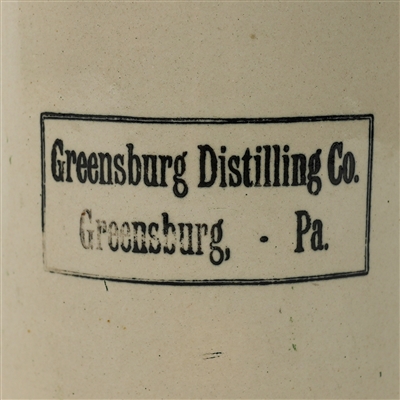 Greensburg Distilling Co Greensburg PA Whiskey Jug
