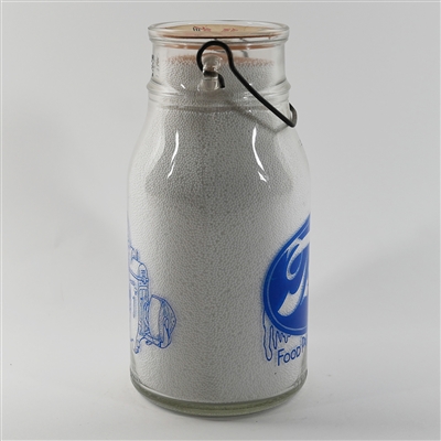 Tech Food Products Buttermilk Clear Glass ACL 1 Gallon Milk Bottle
