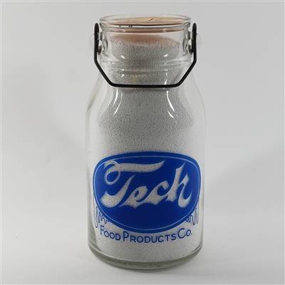 Tech Food Products Buttermilk Clear Glass ACL 1 Gallon Milk Bottle