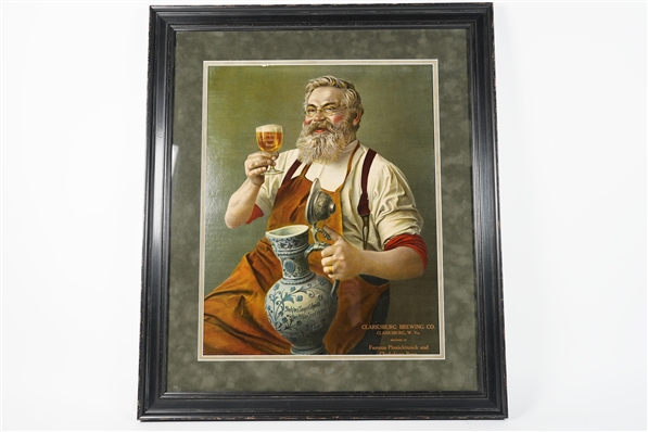 Clarksburg Brewing WEST VIRGINIA Pre-Prohibition Chromolithograph RARE