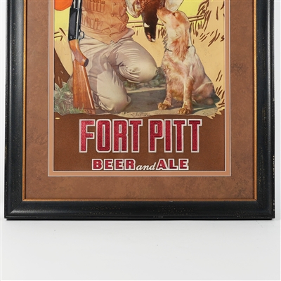 Fort Pitt After Hunt Beer Ale Woman Hunting Theme Sign