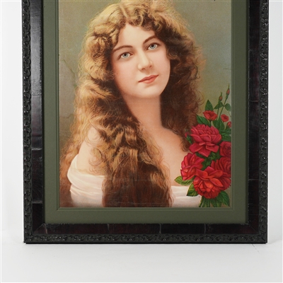 Homestead Brewing Homestead PA Victorian Lady Chromolithograph RARE