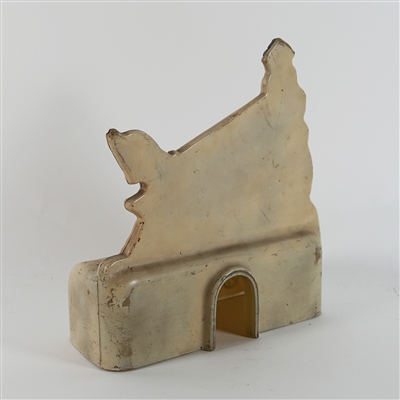 Old Shay Ale Painted Glass Back Bar Statue