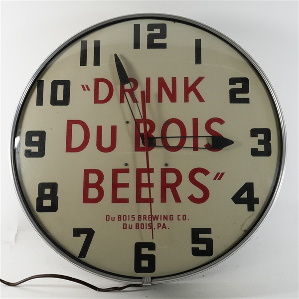 DuBois Beer Vintage Advertising Lackner Clock