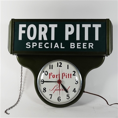 Fort Pitt Special Beer Illuminated Clock
