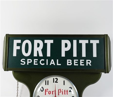 Fort Pitt Special Beer Illuminated Clock