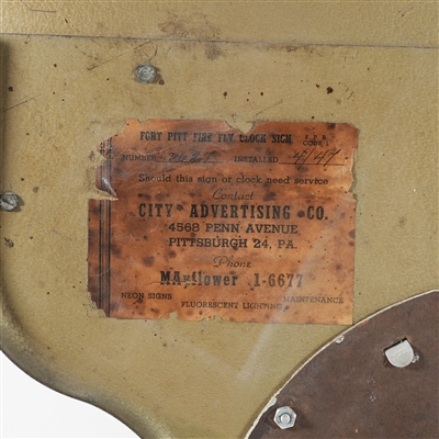 Fort Pitt Special Beer Illuminated Clock